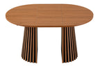 Mesa Comedor Extensible Brandon 100 - 140 - 180 cm - Nogal