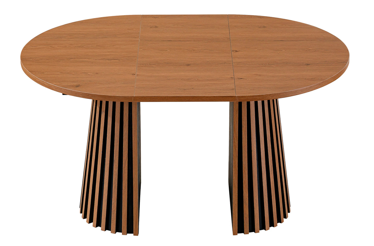 Mesa Comedor Extensible Brandon 100 - 140 - 180 cm - Nogal