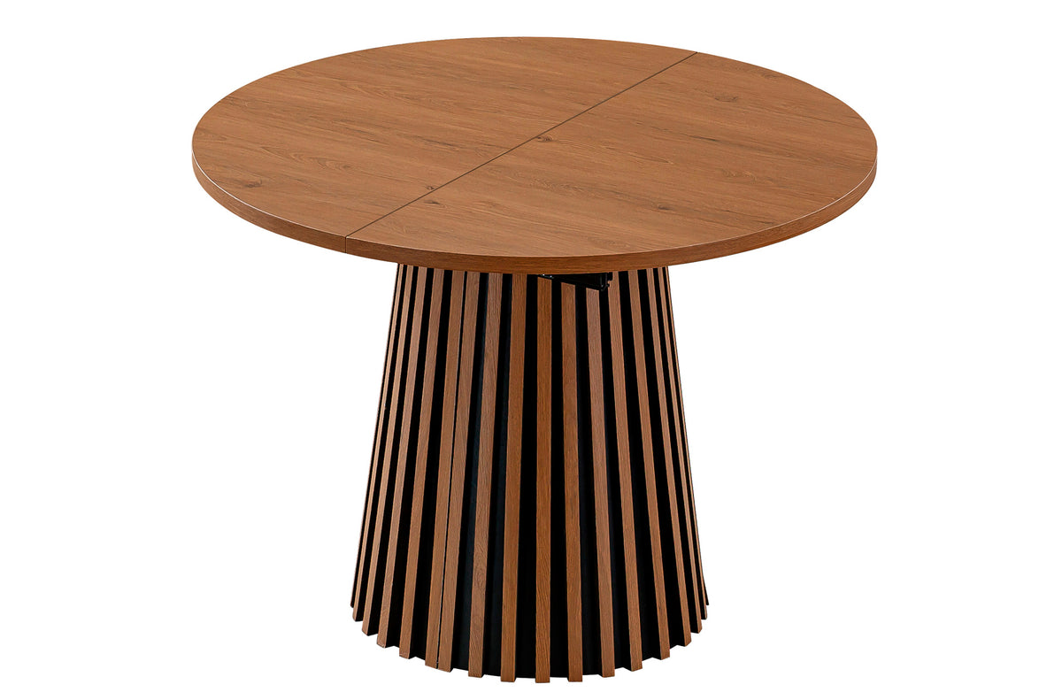 Mesa Comedor Extensible Brandon 100 - 140 - 180 cm - Nogal