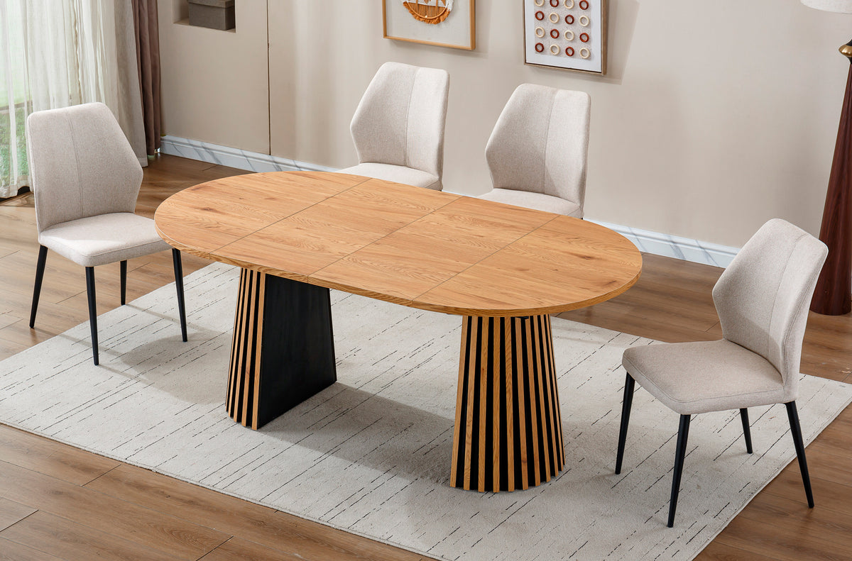 Mesa Comedor Extensible Brandon 100 - 140 - 180 cm - Oak Trend