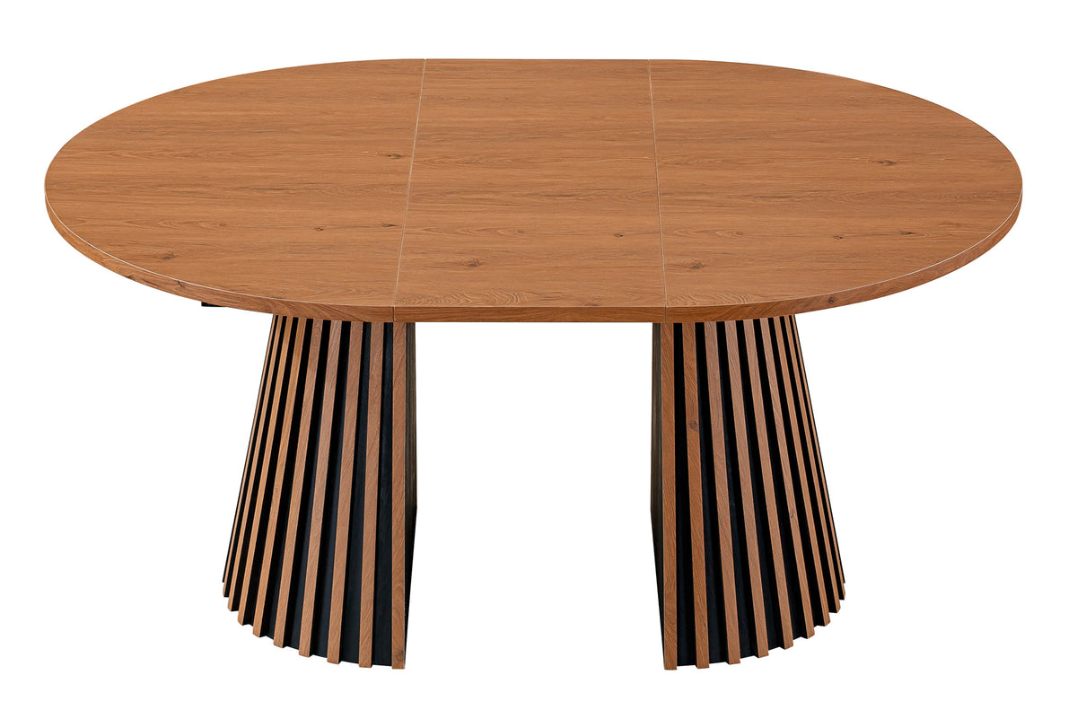 Mesa Comedor Extensible Brandon 120 - 160 - 200 cm - Nogal