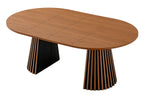 Mesa Comedor Extensible Brandon 120 - 160 - 200 cm - Nogal