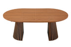 Mesa Comedor Extensible Brandon 120 - 160 - 200 cm - Nogal