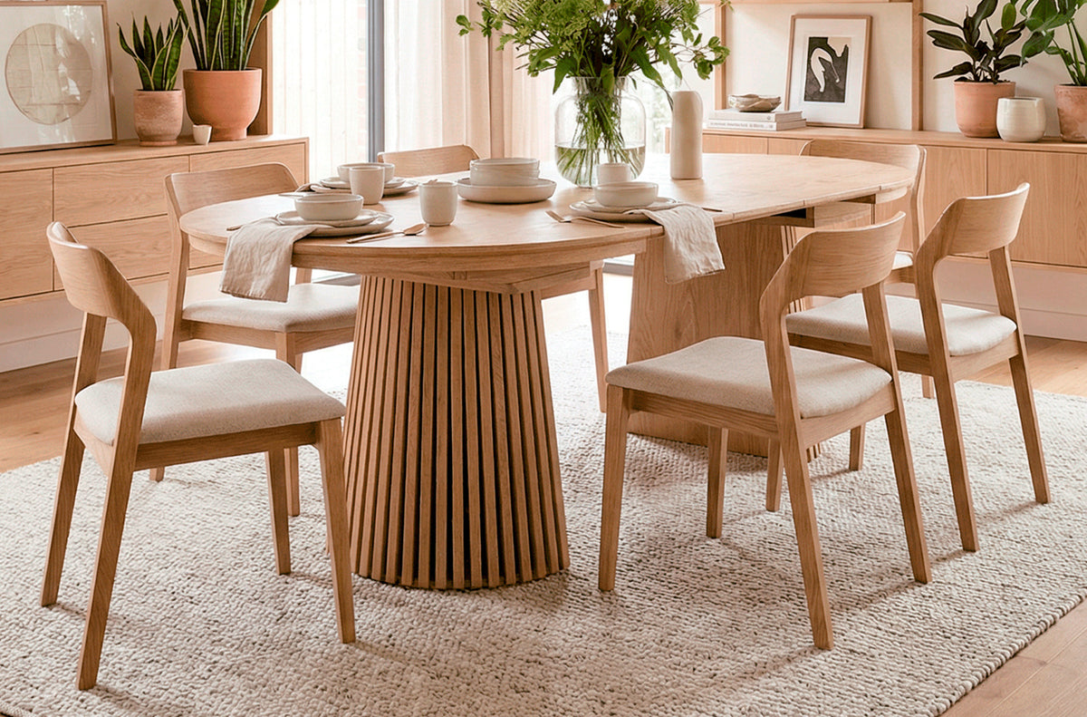 Mesa Comedor Extensible Ryan 120 - 155 - 190x110 cm Oak - Oak
