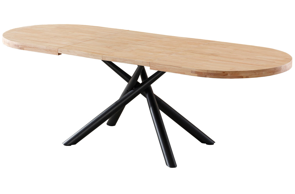 Mesa Comedor Extensible Senda 160 - 200 -240 cm Nordish / Negro - imagen 5