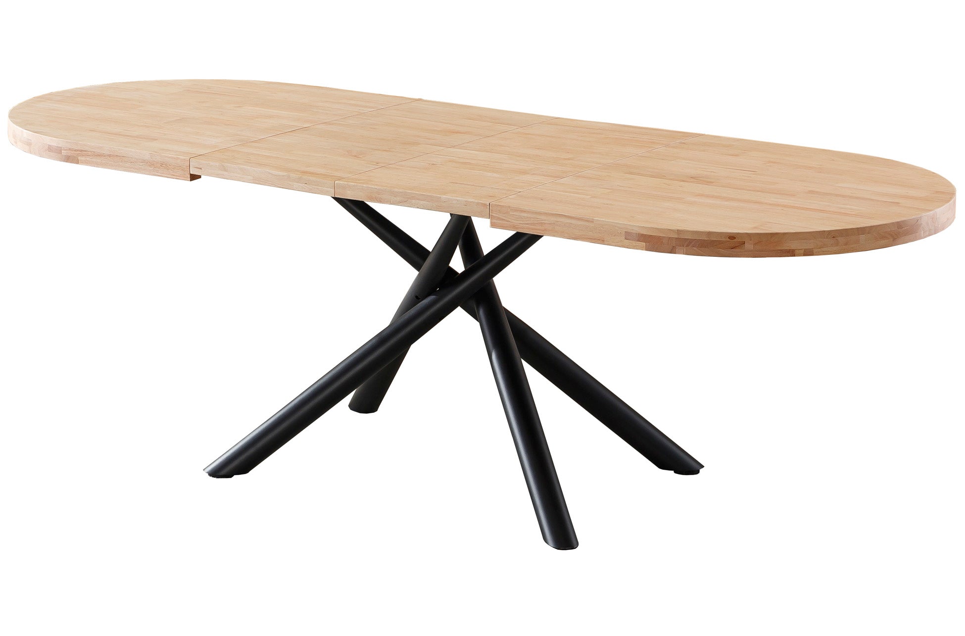 Mesa Comedor Extensible Senda 160 - 200 -240 cm Nordish / Negro - imagen 5