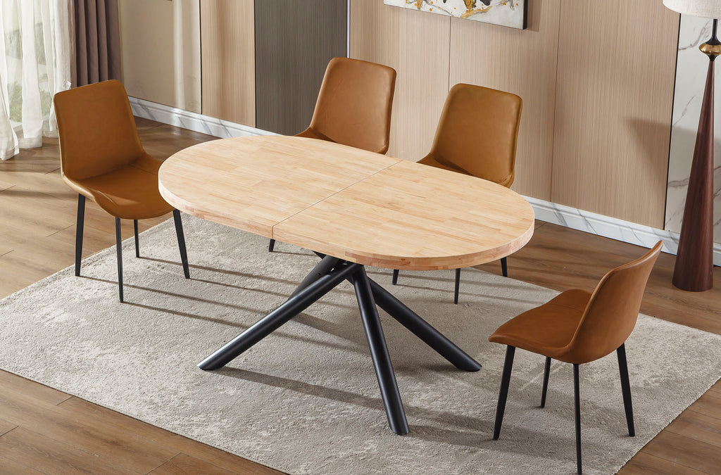 Mesa Comedor Extensible Senda 160 - 200 -240 cm Nordish / Negro - imagen 6