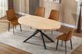 Mesa Comedor Extensible Senda 160 - 200 -240 cm Nordish / Negro - imagen 6