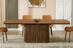 Mesa Comedor Extensible Carol 160 - 200 - 240x100 cm - Nogal