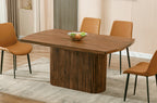 Mesa Comedor Extensible Carol 160 - 200 - 240x100 cm - Nogal