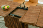 Mesa Comedor Extensible Carol 160 - 200 - 240x100 cm - Nogal
