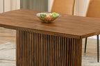 Mesa Comedor Extensible Carol 160 - 200 - 240x100 cm - Nogal