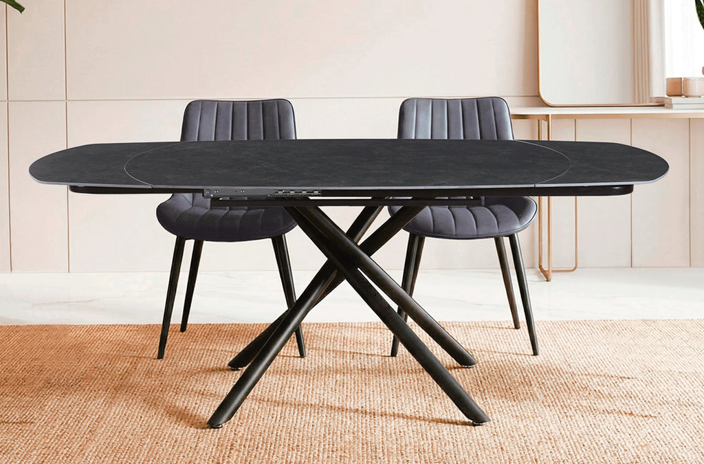 Mesa Comedor Extensible Automática Gyro 130 - 180x80 cm Cerámica Vulcano - Cerámica Vulcano