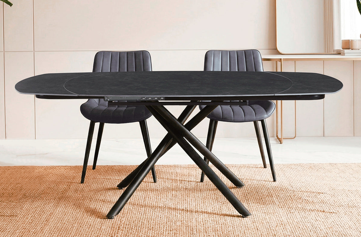 Mesa Comedor Extensible Automática Gyro 130 - 180x80 cm Cerámica Vulcano - Cerámica Vulcano