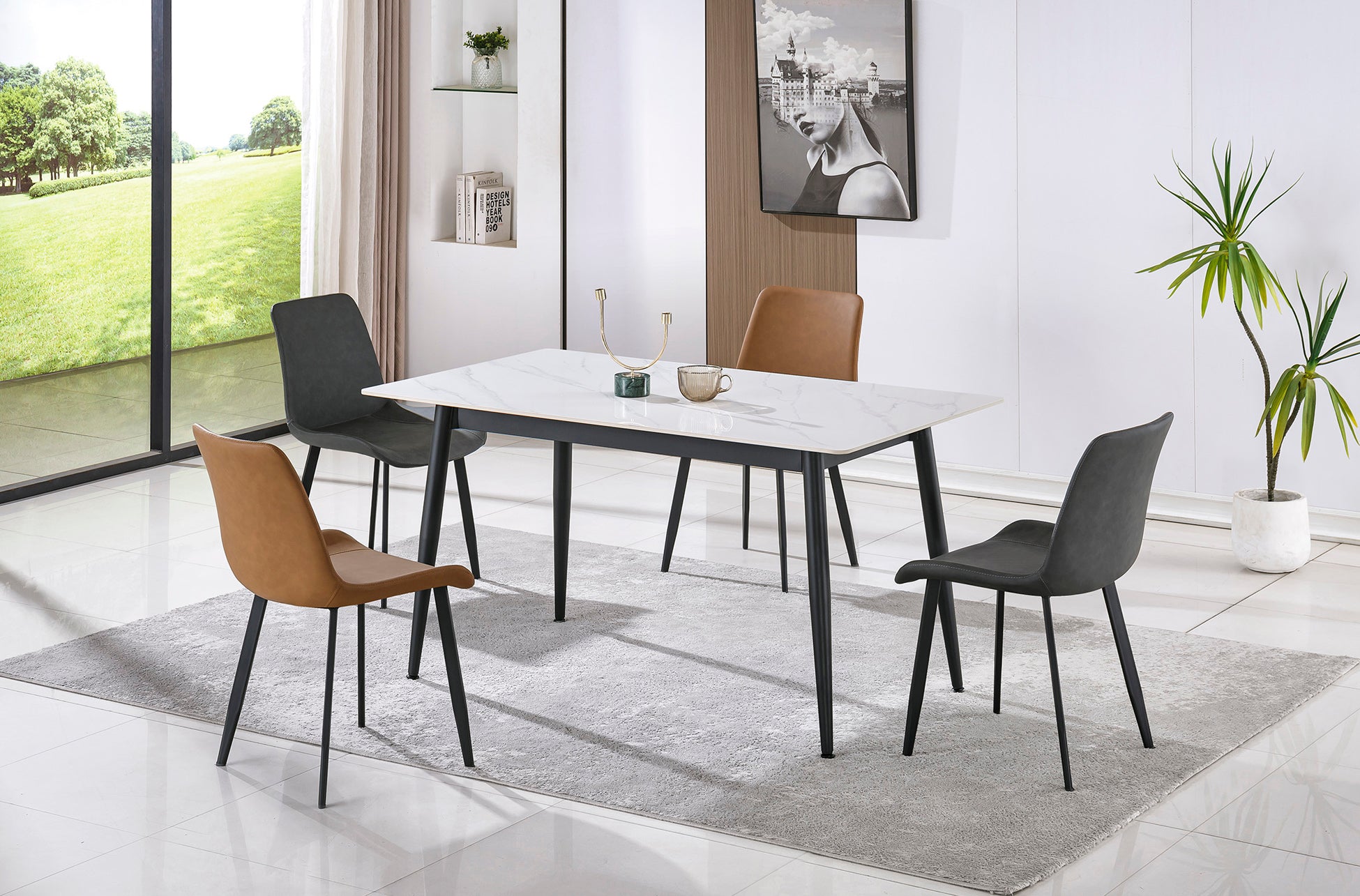 Mesa Comedor Fija Berna 140x80 cm Cerámica - imagen 3