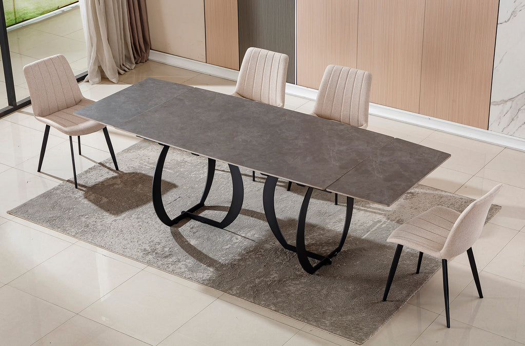 Mesa Comedor Extensible Venezia 160 - 240 cm - Gres Gris