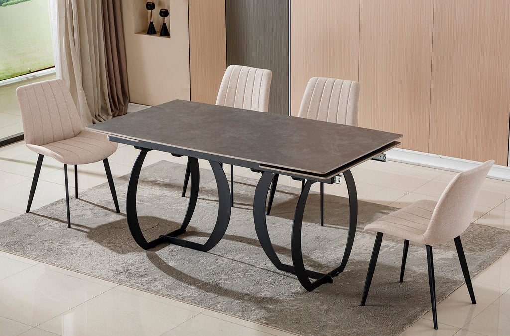 Mesa Comedor Extensible Venezia 160 - 240 cm - Gres Gris