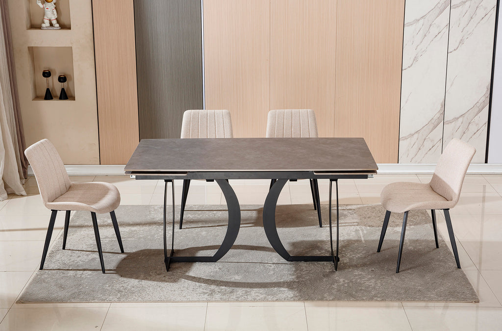 Mesa Comedor Extensible Venezia 160 - 240 cm - Gres Gris