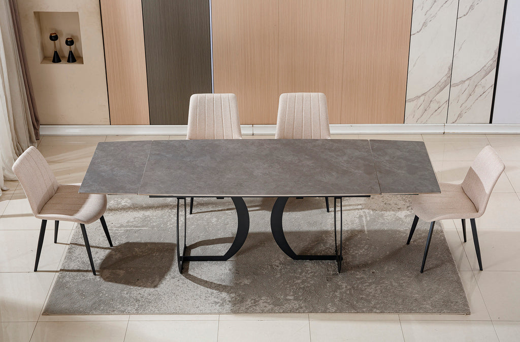 Mesa Comedor Extensible Venezia 160 - 240 cm - Gres Gris