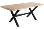 Mesa Comedor Extensible X-Loft 140 - 180 - 220x90 cm Roble / Nordish / Negro - imagen 2