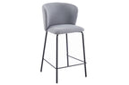 Taburete Tapizado Margot Alto Asiento 65 cm Tejido