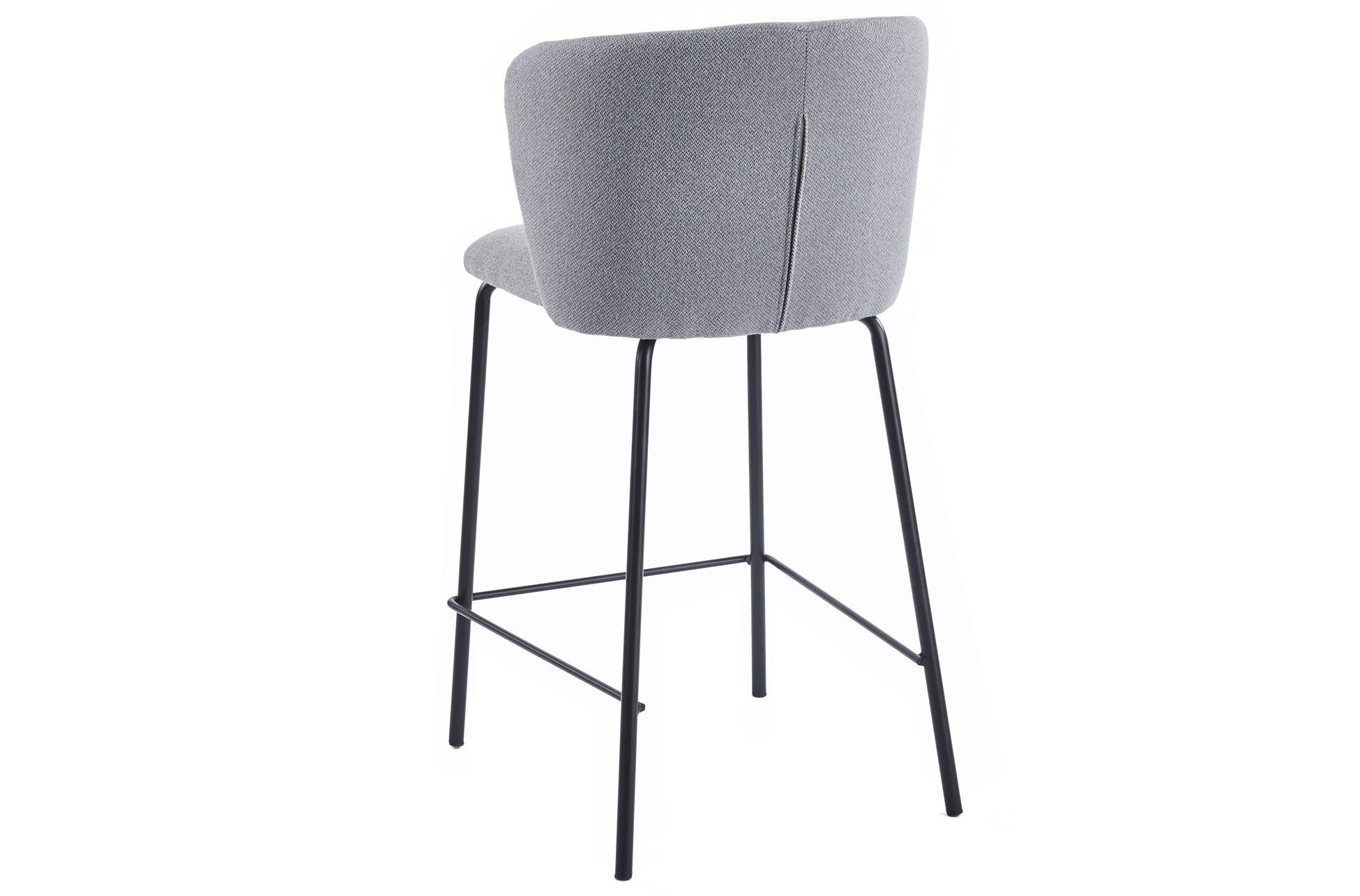 Taburete Tapizado Margot Alto Asiento 65 cm Tejido - imagen 2