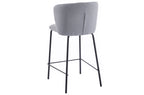 Taburete Tapizado Margot Alto Asiento 75 cm Tejido - imagen 2