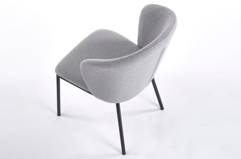 Silla Comedor Margot Tejido Negro - imagen 2