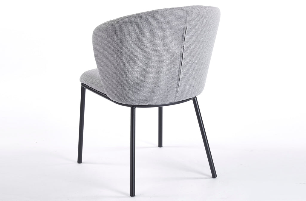 Silla Comedor Margot Tejido Negro - imagen 3