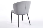 Silla Comedor Margot Tejido Negro - imagen 3