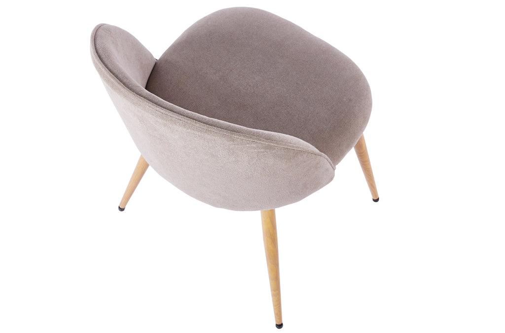 Silla Comedor Evora Tejido Beige / Oak - imagen 3