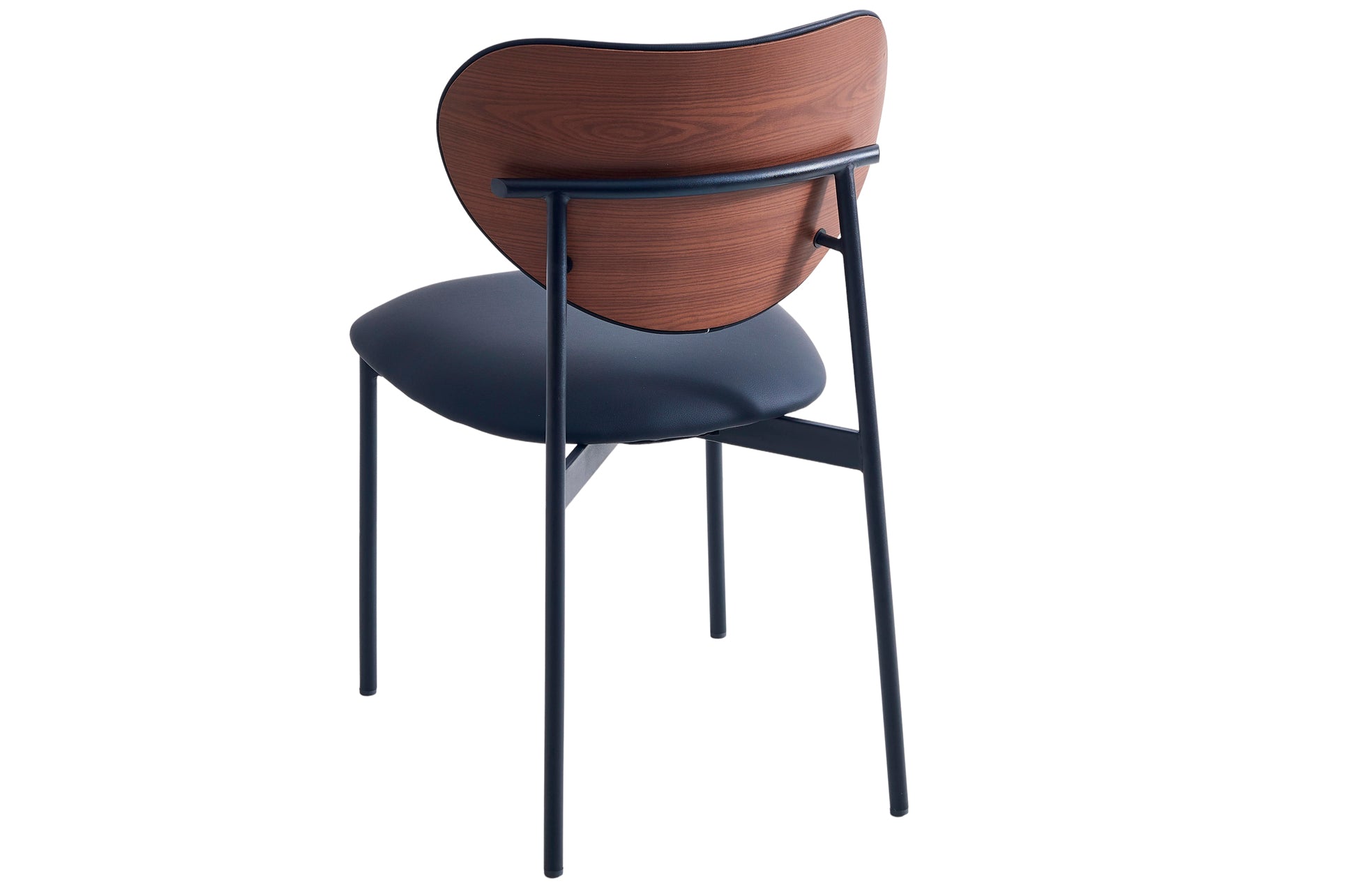 Silla Comedor Eva Símil Piel Negro