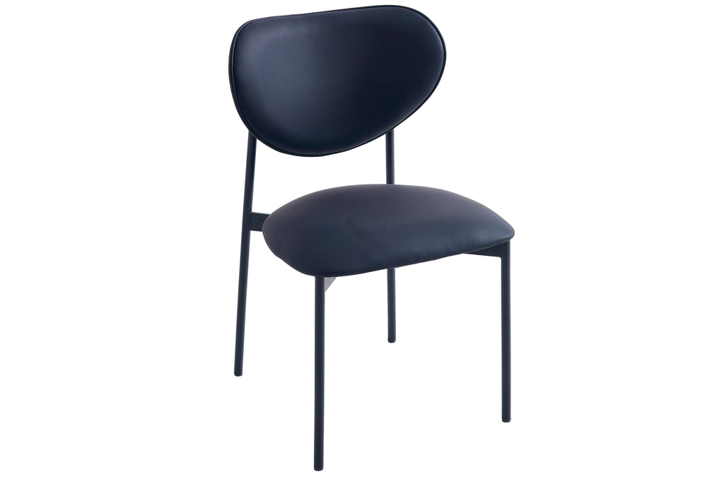 Silla Comedor Eva Símil Piel Negro - imagen 2