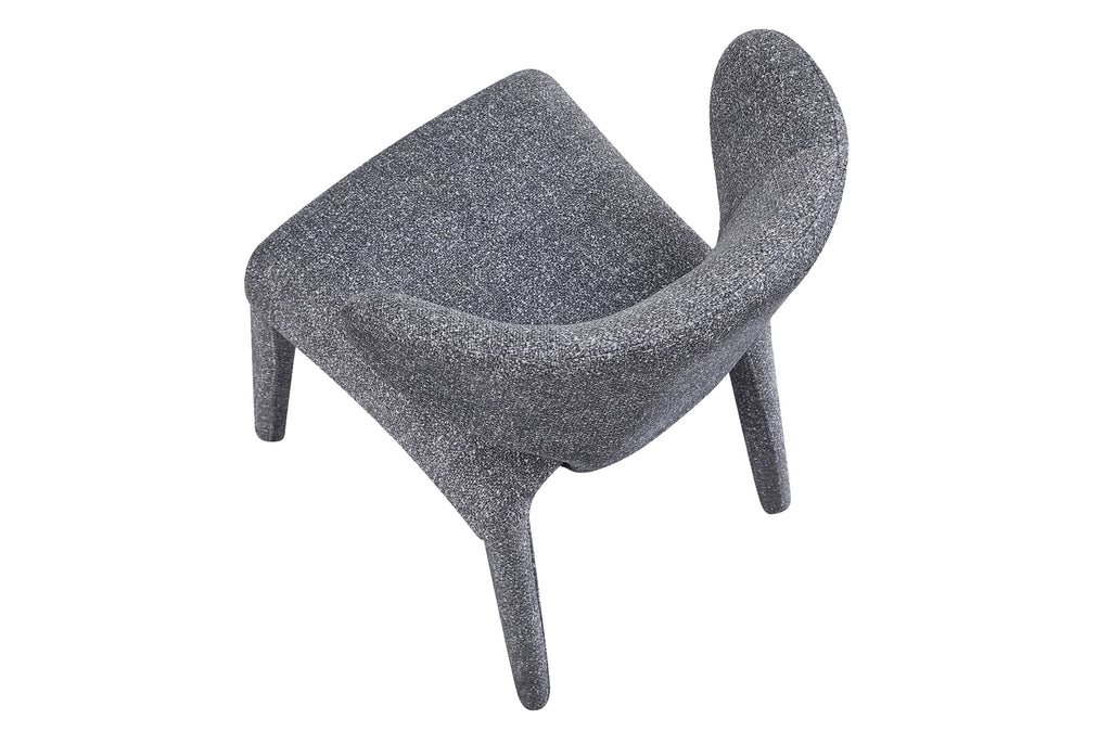Silla Comedor Tapizada Teddy Tejido Leo (Pack 2 unidades) - Gris