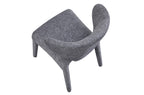 Silla Comedor Tapizada Teddy Tejido Leo (Pack 2 unidades) - Gris