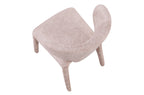 Silla Comedor Tapizada Teddy Tejido Leo (Pack 2 unidades) - Beige