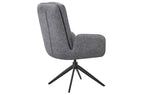 Silla Comedor Giratoria Feel Tejido Leo (Pack 2 unidades) - Gris