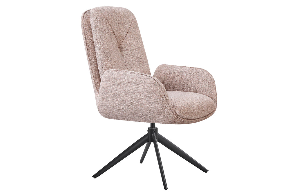 Silla Comedor Giratoria Feel Tejido Leo (Pack 2 unidades) - Beige