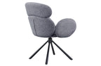 Silla Comedor Giratoria Love Tejido Leo (Pack 2 unidades) - Gris