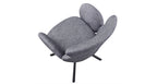 Silla Comedor Giratoria Love Tejido Leo (Pack 2 unidades) - Gris