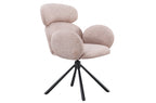 Silla Comedor Giratoria Love Tejido Leo (Pack 2 unidades) - Beige