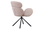 Silla Comedor Giratoria Love Tejido Leo (Pack 2 unidades) - Beige