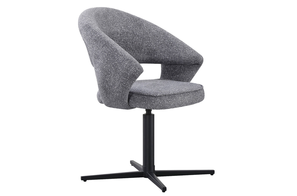 Silla Comedor Giratoria Stuttgart Tejido Leo (Pack 2 unidades) - Gris