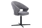 Silla Comedor Giratoria Stuttgart Tejido Leo (Pack 2 unidades) - Gris