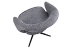 Silla Comedor Giratoria Stuttgart Tejido Leo (Pack 2 unidades) - Gris