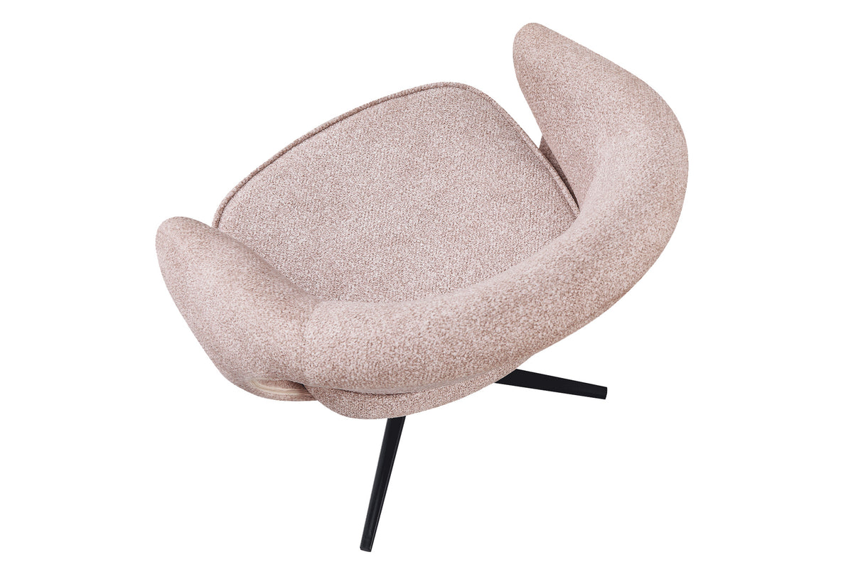 Silla Comedor Giratoria Stuttgart Tejido Leo (Pack 2 unidades) - Beige