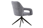 Silla Comedor Giratoria Opera Tejido Leo (Pack 2 unidades) - Gris