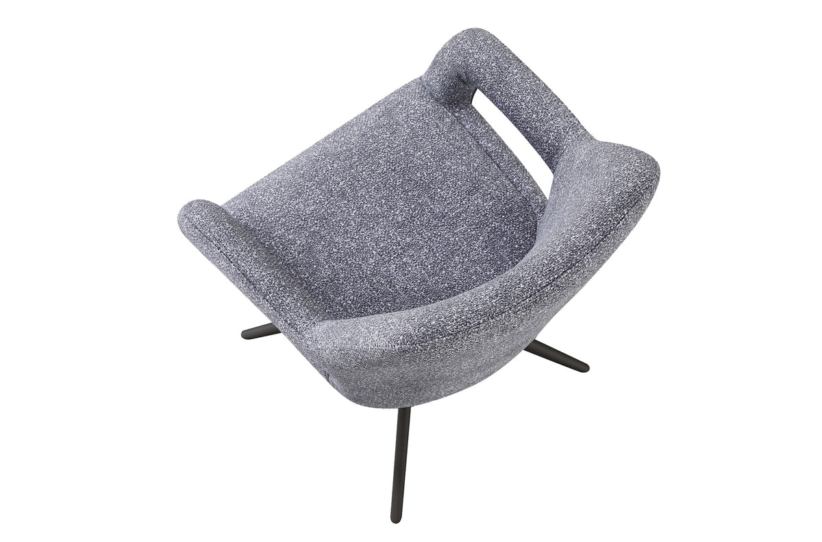 Silla Comedor Giratoria Opera Tejido Leo (Pack 2 unidades) - Gris