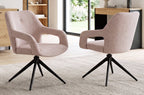 Silla Comedor Giratoria Opera Tejido Leo (Pack 2 unidades) - Beige