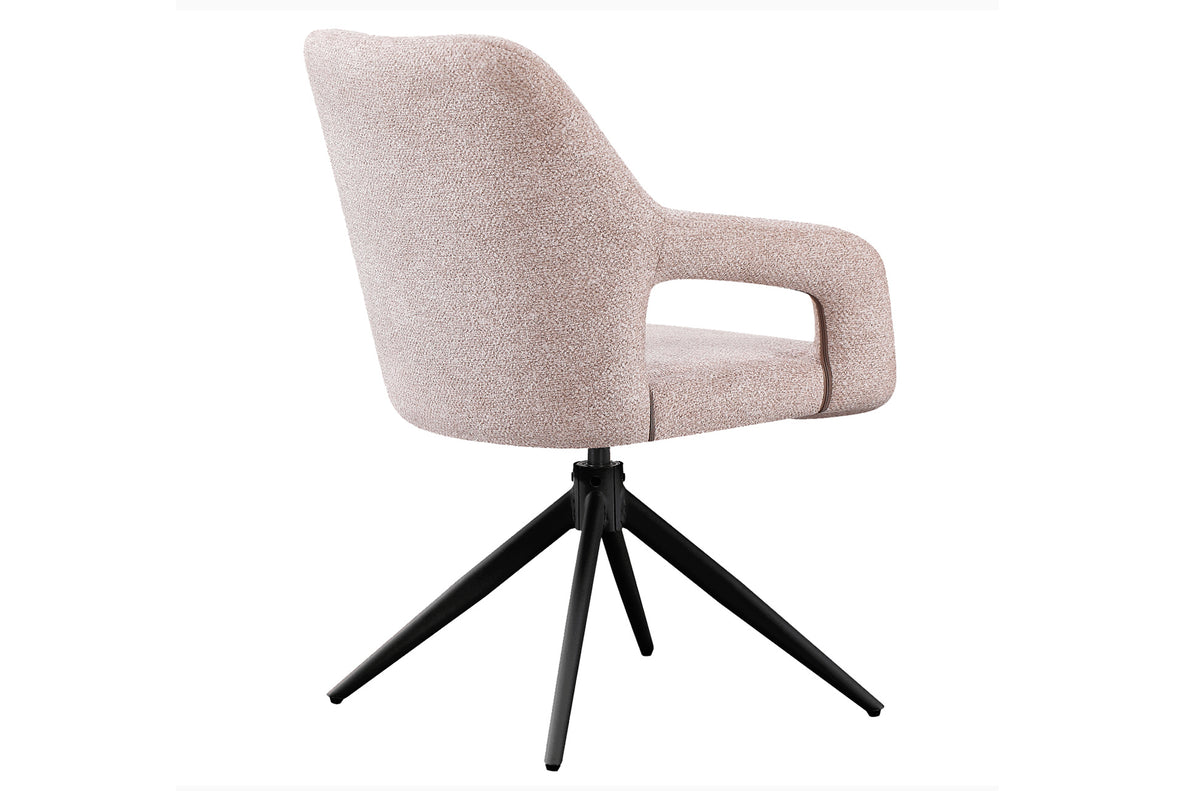 Silla Comedor Giratoria Opera Tejido Leo (Pack 2 unidades) - Beige